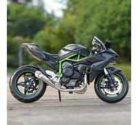 Véhicules moulés sous pression 1/12 Noir Loisirs de collection pour Ninja H2 R Moto Model Toys