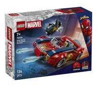 LEGO ǀ Marvel 76336 Spider-Man et sa Voiture contre Wolverine Vénomisé