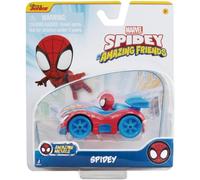 Jazwares Voiture de course Spidey (Amazing Metals) – Échelle 1:64 – 1 pièce