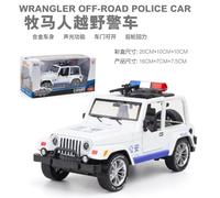 Véhicules Tout-Terrain Jeep Wrangler En Alliage Moulé Sous Pression 1:32, Jouets Pour Enfants, Véhicules Tout-Terrain Sahara Rubicon Avec Son Et Lumière