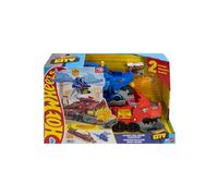 Hot Wheels Car Transporter Truck Bleu