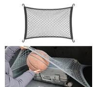 VEHIRIE Filet de Séparation et Protection pour Coffre de Voiture 70x50cm | Filet de rangement élastique universel gris pour voitures, SUV et camionnettes