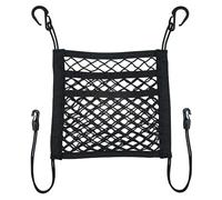 VEHIRIE Organisateur en Filet Entre Deux Sièges de Voiture à 3 Couches 30 x 27 cm Pochette en Maille pour Siège Avant Séparateur en Filet pour SUV