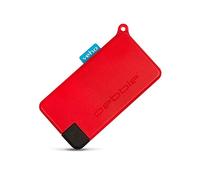 Veho Banque de Puissance de Porte-clés Taille Micro Pebble Pokket | Connexion USB-C intégrée | 1,000mAh | Compatible avec la Plupart des Smartphones Android | Design Mince | (VPP-017-PK-RD)