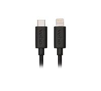 Veho Pebble USB-C™ vers Lightning Câble de charge et de synchronisation 20 cm | Câble Lightning MFi (certifié A) | Noir | (0,2 m)