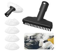 Vehoukli Kit Accessoires Kärcher SC1 SC2 SC3 SC4 SC5, Buse Manuelle 2.884-280.0, 5 Pièces Rechange, 4 Chiffons Microfibre, Brosses Nettoyage, Accessoires Remplacement Easyfix Compatible