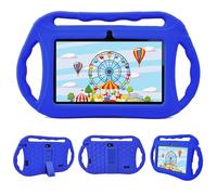 Veidoo Tablette Android 7 Pouces,2Go RAM 32Go ROM, WiFi, Écran HD, Application Préinstallée avec Contrôle Parental, Jeux, Étui Éducative pour Enfants (Bleu)