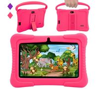 Veidoo Tablette pour Enfants, 7'' Android Tablet PC 2 Go RAM 32 Go ROM, Écran Tactile HD IPS, Contrôle Parental, Éducative (Rose)