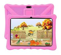 Veidoo Tablette Enfants Android 10,1 Pouces, 3Go RAM 32Go ROM, WiFi, Écran HD, iWawa Contrôle Parental, Google Play, Étui Antichoc, Tablette Éducative (Rose)