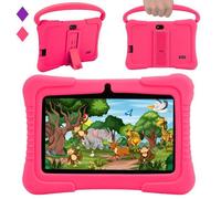 Tablette pour Enfants, Veidoo 7'' Android Tablet PC, 2 Go RAM 32 Go ROM, Écran Tactile HD, Contrôle Parental, Éducative (Rose)