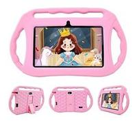 Veidoo Tablette pour Enfants 7 Pouces, Tablette Android PC, 2Go+32Go, 1024*600 Écran Tactile HD, WiFi Tablette Éducative (Rose) Rose