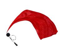 Veil Poi Silk - Drapeaux de danse avec boules oscillantes - Drapeaux de culte colorés - Voile de danse du ventre dégradé pour église, scène, spectacles tribaux