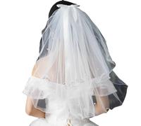 Veille Nuptiale Élégante En Une Seule Couche Avec Perles Pour Le Mariage Ou Les Accessoires De Cheveux La Fête Fiançailles Photo Accessoires Vintage Avec Perles