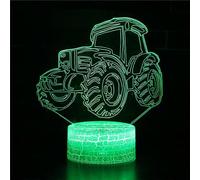 Veilleuse 3d En Forme De Camion, Lampe Led À 7 Couleurs, Cadeau D'anniversaire Pour Garçon, Petit Ami, Homme, Enfant, Fan De Sport, Éclairage, Jouets Décoratifs-12