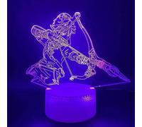Veilleuse 3D LED - Jeu The Legend of Zelda - Figurine Link - Veilleuse - Lampe d'intérieur - Anniver