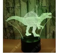 Veilleuse 3D - TD® - Dinosaure Coloré - Tactile - LED - Décoration Enfant