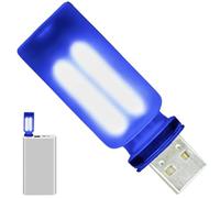 Veilleuse à contrôle tactile - Luminosité réglable - Lampe portable - Lumière d'ambiance en verre givré | Pour chambre, couloir, toilettes, salle de bain, maison, famille, amis, garçon et fille