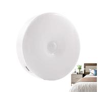 Veilleuse à détecteur de mouvement LED, lumière à détection de mouvement, Lampe de placard magnétique n'importe où, Appliques murales compactes à piles économes en énergie pour couloir, chambre à couc