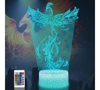 Veilleuse À Illusion D'optique 3d Pour Enfants,Décoration De Chambre D'enfant,Lampe De Bureau,7 Couleurs Clignotantes Usb,Lampe De Table,Cadeau D'anniversaire Pour Garçons Et Filles