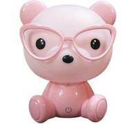 Veilleuse à LED en forme de ours pour enfant FONGWAN Lampe décoratif d'intérieur avec capteur tactile-Rose Rose G