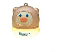 Veilleuse à LED rechargeable par USB avec lueur douce et chaude pour chambre d'enfant - Lampe de table portable 5,8 cm (1)