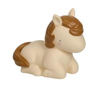 Veilleuse - A Little Lovely Company - Horse - PVC sans BPA - Minuterie - Marron