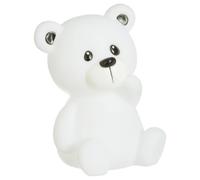 Veilleuse À Pile Ourson H.14cm Blanc TU