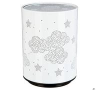 Veilleuse À Pile Push H.13cm Métal Blanc Nuage TU