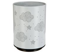 Veilleuse À Pile Push H.13cm Métal Gris Nuage TU