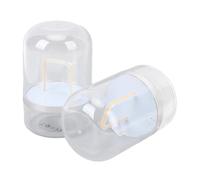 Veilleuse à Télédétection, Lampe de Table pour Couple Compatible WiFi, pour des Paramètres Confortables, Argent Transparent, 2 Pièces