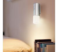 Veilleuse Applique Murale Détecteur de Mouvement Batterie 6000K LED H 12,5 CM