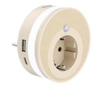 Veilleuse avec détecteur de mouvement et capteur crépusculaire - Veilleuse LED pour enfants - Prise avec capteur de luminosité - Auto/OFF/ON avec capteur de lumière - Lampe de nuit pour enfants avec