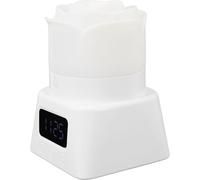 Veilleuse avec Réveil Contrôle tactile Eclairage RVB Rechargeable Changement de couleur Luminosité ajustable Lampe de chevet LED