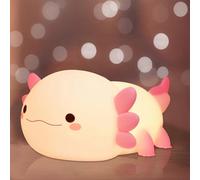 Veilleuse Axolotl Mignonne Pour Enfants, Veilleuse Led Tactile En Silicone Souple, Decoration De Chambre D'enfant Comme Cadeau D'anniversaire De Noel