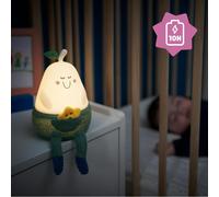 Badabulle Veilleuse Lumineuse en Silicone Bertille - Grande Autonomie (10h max) - 3 modes de Lumières - 6 Couleurs ou Blanc - Douce & Souple - Batteries Rechargeables