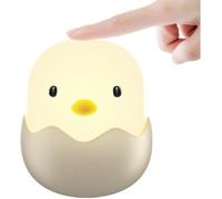 Veilleuse bébé - NOVHILL - Poussin - Rechargeable USB - Jaune - Lumière douce