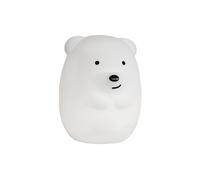 Veilleuse bébé ours sans fil touch LED TEDDY Blanc Silicone H19CM Blanc G