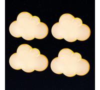 Veilleuse Bébé Prise Électrique, Lot de 4 Veilleuse Nuages Murale avec Capteur Crépusculaire, Lampe de Nuit à Brancher pour Allaitement, Éclairage Décoratif pour Chambre de Enfants, Veilleuse Nomade