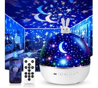 Veilleuse Bébé Projecteur - YUMI MAZAO - Bluetooth - 15 Films - Rotation 360° - Télécommande