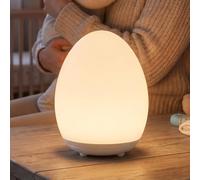 Veilleuse Bébé, Veilleuse Enfant Rechargeable avec Commande Tactile, 2600 mAh, 7 Couleurs RGB, Minuterie 30/60 Min, Fonction Mémoire, Crochet Pliable, Veilleuse Allaitement pour Chambre Bébé