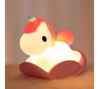Veilleuse Bébé Veilleuse Enfant Veilleuse Licorne Led Lampe De Silicone, Tactile Dimmable Usb Charge 30 Minute Minuterie, Enfants Lampe De Chevet Enfants Cadeaux Chambre Enfants(Rose)