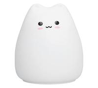 Veilleuse Chat Pour Enfants, Lampe Chat Alimentée Par Batterie Avec Queue, Lumière LED En Forme De Petit Chat Mignon, Lampe En Silicone Colorée à Couleur Changeante, Veilleuse D'ambiance Créative Pour