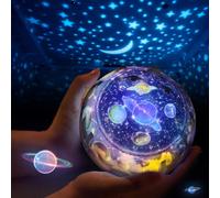 Veilleuse Ciel Étoilé, Rotation à 360, Modes de Couleurs Oniriques, Lampe Multifonctionnelle pour Chambre, Chambre de Bébé, Chambre d'Enfant,