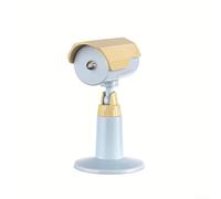 Veilleuse conçue comme une mini décoration d'appareil photo avec éclairage LED doux, pour une utilisation dans une chambre ou un bureau pour créer un environnement apaisant et décoratif (marron et