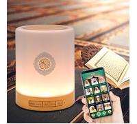 Veilleuse Coranique Tactile LED - SQ212 - Blanc et Or - 10h d'autonomie