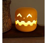Veilleuse créative citrouille à intensité variable pour Halloween, citrouille créative à intensité variable, lampe de chevet citrouille pour chambre à coucher, jolie lampe LED pour décoration