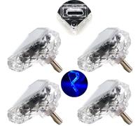 veilleuse CTRICALVER Type-C triangulaire tactile bleu 4Pcs 5V/1A Feux Secours USB Lumière LED matériau PC convient à tous les types prises type C telles que les banques d'alimentation et les voitures