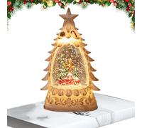 Veilleuse d'arbre de Noël, lanterne décorative d'arbre de Noël,Lampes décoratives en PVC pour arbre de Noël, veilleuses | Boule de lumineuse, illumine les lumières de l'arbre de table du Père Noël