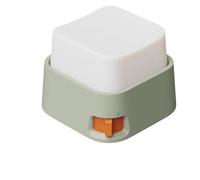 Veilleuse de chevet - Lanterne mécanique | 150 h d'autonomie USB-C - Lampe de bureau cool avec son clavier réaliste - Pour chambre à coucher, lieu de travail, chambre d'enfant, université, décoration