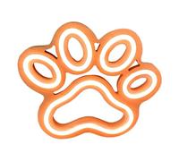 Veilleuse de modélisation de patte de chien, signe néon imprimé de patte pour chambre à coucher | Lumière au néon LED à empreinte de patte de chien | Enseignes lumineuses au néon, alimentées par USB,